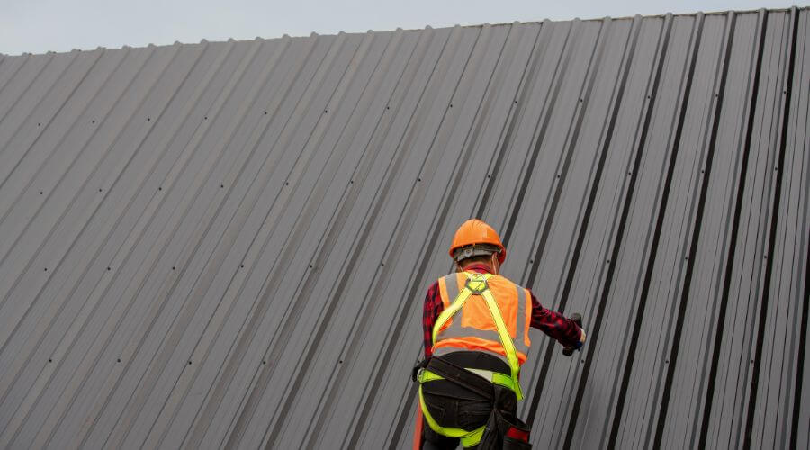 Professional metal roof installation services in Mount Judea, AR